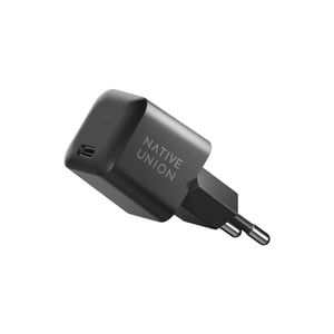 Native Union FAST-PD30-2-BLK-EU Ladegerät für mobile Geräte: Laptop, Smartphone, Tablet, schwarz, Wechselstrom, Schnellladung, intern
