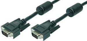 LogiLink 1,8 m VGA-kabel VGA 1,8 m VGA (D-Sub) Svart