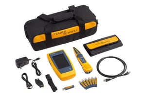 Fluke LIQ-KIT nätverkskabeltestare PoE-testare Grå, Gul