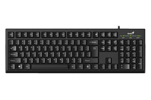 Genius Computer Technology KB-100 klawiatura Biuro USB QWERTY Angielski Czarny