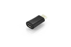 Ednet 84327 przejściówka do kabli USB Micro-B USB-C Czarny