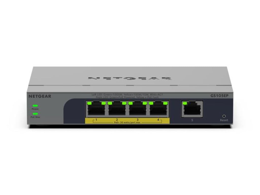 фото Коммутатор управляемый уровня 2 Netgear GS105EP