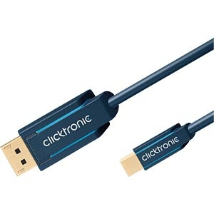 ClickTronic 70739 kabel DisplayPort 3 m mini DisplayPort Niebieski