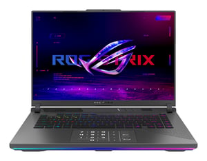 ASUS ROG Strix G16 G614FR-S5022W AMD Ryzen™ 9 9955HX Laptop 40,6 cm (16") 2.5K 16 GB DDR5-SDRAM 1 TB SSD NVIDIA GeForce RTX 5070 Ti Wi-Fi 6E (802.11ax) Windows 11 Home Szary
