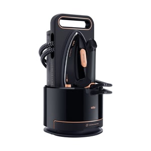 Braun CareStyle 9 IS 9090 BK 2700 W 2 l EloxalPlus-Bügelsohle Schwarz, Kupfer