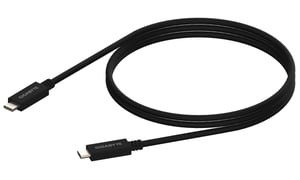 GIGABYTE USB Type-C Cable, USB 3.2 Gen 2 (3.1 Gen 2), 1 m, USB-C, Black
