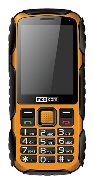 MaxCom Strong MM920 7,11 cm (2.8") 140 g Czarny, Żółty Wytrzymały telefon