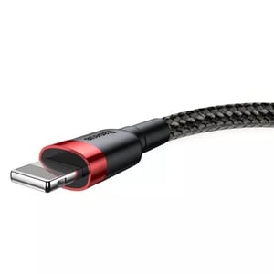Baseus CALKLF-R91 kabel Lightning 3 m Rot, Schwarz