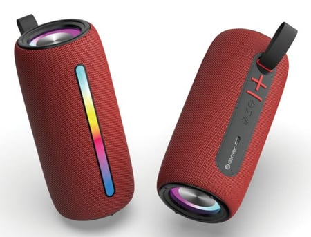 Denver BTL-360BD głośnik przenośny / imprezowy Przenośny głośnik stereo Czerwony 10 W