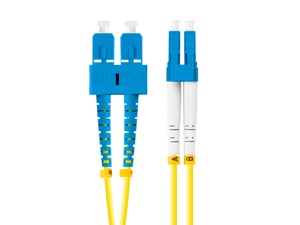 Lanberg FO-SULU-SD11-0010-YE InfiniBand-/fiberoptisk kabel 1 m SC LC Gul