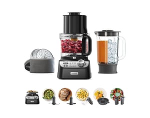 Kenwood FDM72.990BK Küchenmaschine 1000 W 3 l Schwarz Mit integrierter Waage