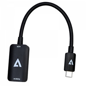 V7 V7USBCHDMI4K60HZ HDMI-Kabeladapter Typ A (Standard) USB Typ C Schwarz