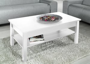 UNI 110/60/47 Table/Bench, Matte White