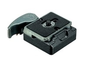 Manfrotto 323 Quick Change Plate Adapter Stativ Schwarz