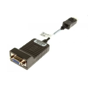 HP 603250-001 kabeladapter 0,2 m DisplayPort till VGA (D-Sub) Svart