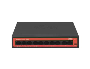 Wi-Tek WI-PS210H przełącznik sieciowy Fast Ethernet (10/100) Obsługa PoE Czarny, Pomarańczowy