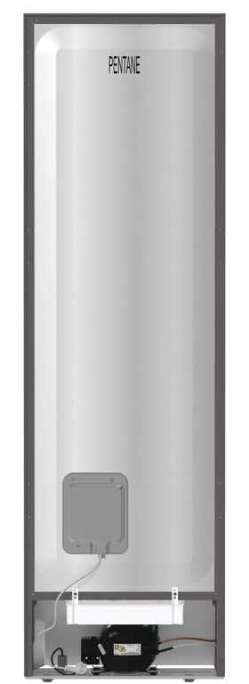 Gorenje NRK6202AXL4 Wolnostojący 331 l Szary, Metaliczny, Biały