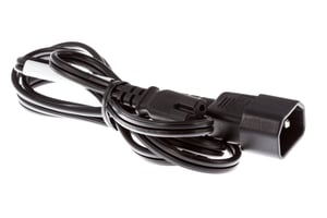 Zebra CS-CC6-IEC Power Cable, Black, 0.5 m, C7 Panel, C14 Panel