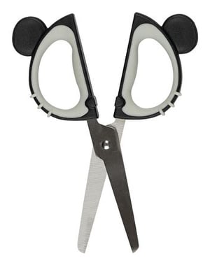 Wedo 73 6006 Pattern-cutting scissors Straight cut Black, White