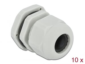 DeLOCK Tuleja kabli PG16, 10 szt. szary