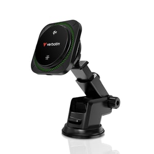 Verbatim Charge 'n' Drive Qi2 RGB Smartphone Schwarz USB Kabelloses Laden Schnellladen Automatisch
