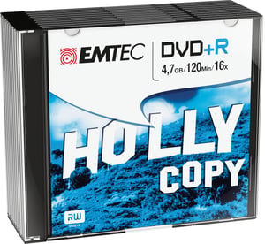 Emtec ECOVPR471016SL 4.7 GB DVD+R discs, 10-pack
