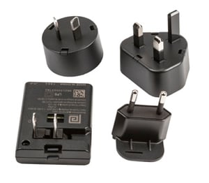 Intermec 213-029-001 Power Plug Adapter, Black
