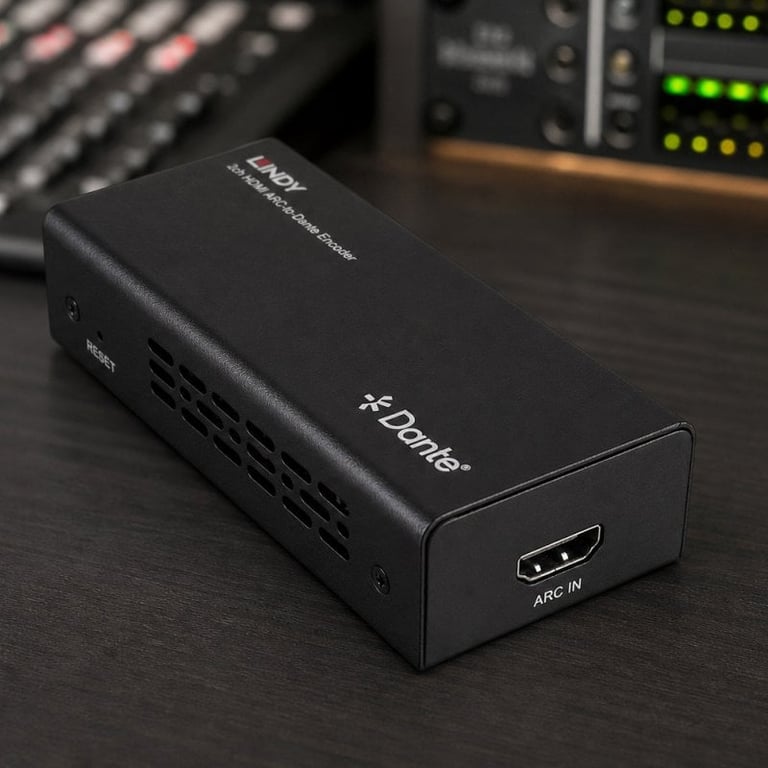 Lindy 70620 konwerter plików audio Czarny
