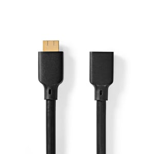 Nedis CVGB35090BK10 kabel HDMI 1 m HDMI Typu A (Standard) Czarny