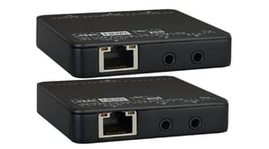 LevelOne HVE-9006 AV Extender AV Transmitter and Receiver Black