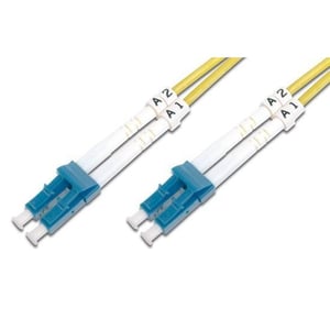 Techly 1m LC/LC 9/125 InfiniBand / Fiber Optic Cable, Yellow