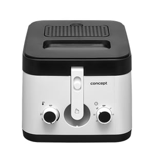 Concept FR1010 Fritteuse, Einzelausführung 2,5 l 1800 W Heißluftfritteuse Schwarz, Weiß