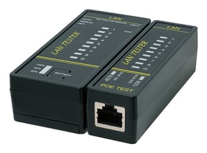 LogiLink WZ0080 tester kabli sieciowych RJ-45 & SFP tester Czarny