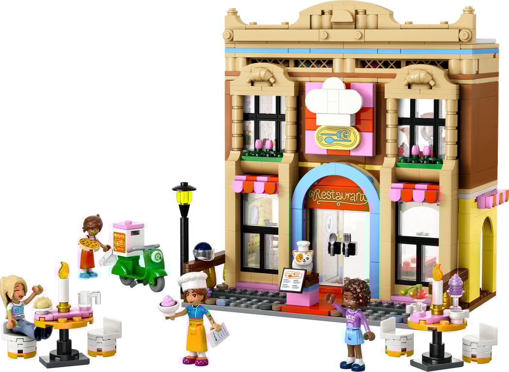 фото Блоковий конструктор LEGO Friends Ресторан і кулінарна школа (42655)