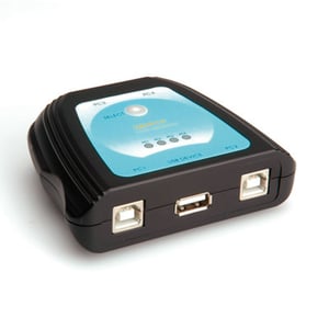VALUE Manuell USB 2.0-skrivarswitch för utskrifter, kabelansluten
