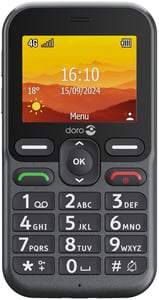 Doro Leva L10 6.1 cm (2.4") 120.7 g Black Feature Phone