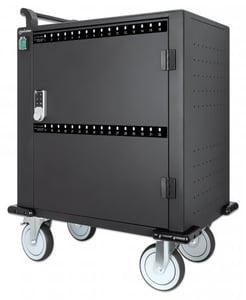 Manhattan 716000 Mobile Device Cabinet Mobile Device Management Cart Black