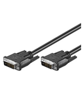 Goobay MMK 120-200 18+1 DVI-D 2 m DVI-Kabel, schwarz