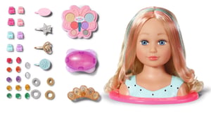 BABY born Sister Styling Head Princess Puppe – Make-up- & Haarstyling-Set