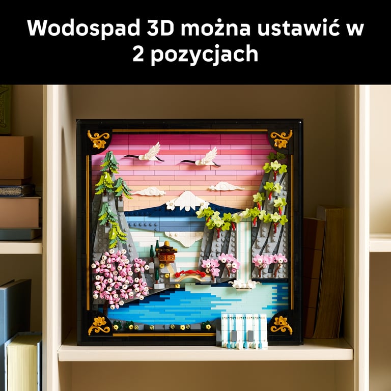 LEGO ART Japoński krajobraz z kwitnącą wiśnią