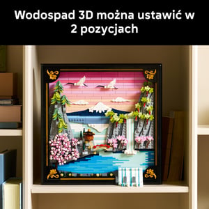 LEGO ART Japoński krajobraz z kwitnącą wiśnią