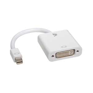 V7 CBL-MD1WHT-5E Kabeladapter 0,17 m Mini-DisplayPort – DVI-D, weiß