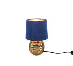 TRIO Sophia Table Lamp E14 Blue, Gold