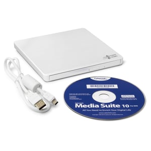 Hitachi-LG Slim Portable DVD-Writer dysk optyczny DVD±RW Biały