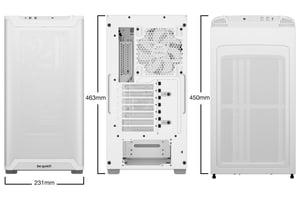 be quiet! PURE BASE 501 Airflow White Midi Tower Biały
