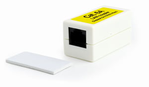 Gembird NCA-LC6-01 adapter för RJ-45F-kablar, vit