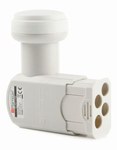 Opticum LQP 04H LNB-konverterare 10,7–12,75 GHz Vit