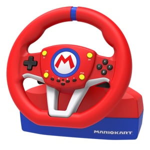 Hori Mario Kart Racing Wheel Pro Schwarz, Blau, Rot, Weiß USB-Lenkrad + Pedale Analog Nintendo Switch