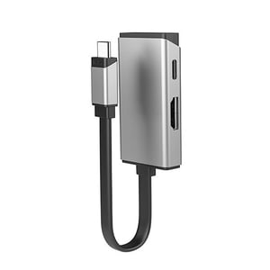 ALOGIC ULCHDPD-SGR USB 3.2 Gen 1 (3.1 Gen 1) Type-C-dockningsstation, silver