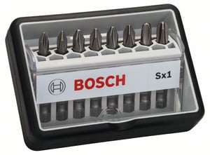 Bosch 2 607 002 556 Schraubendreher-Einsätze, 8 Stück